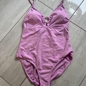Lilac Floral Kids One Piece Bodysuit